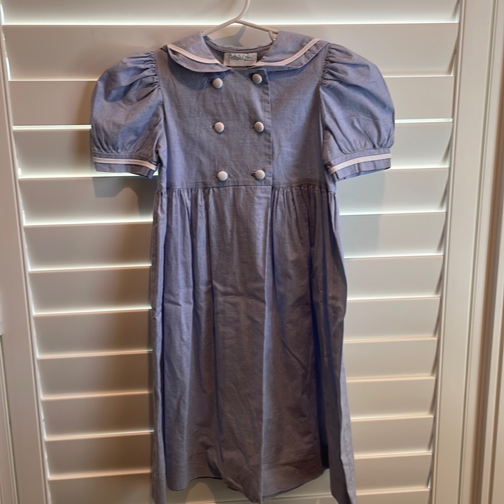 Girls “sailor” dress size 5